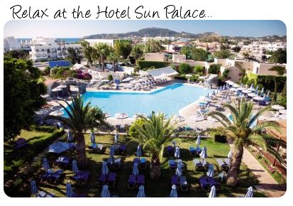 Hotel Sun Palace in Rhodes